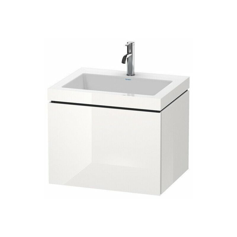 

Duravit - Mueble de baño L-CUBE WT Vero Air 500x600x480mm 3 orificios para grifería nogal oscuro