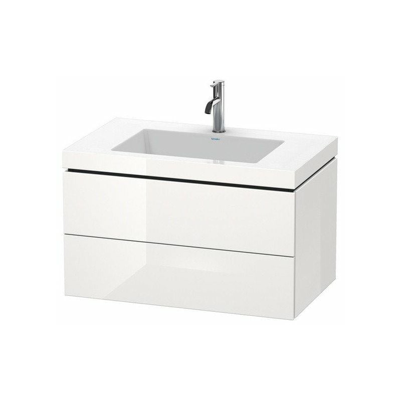 

Duravit - Mueble de baño L-CUBE WT Vero Air 500x800x480mm sin orificio para grifería nogal oscuro