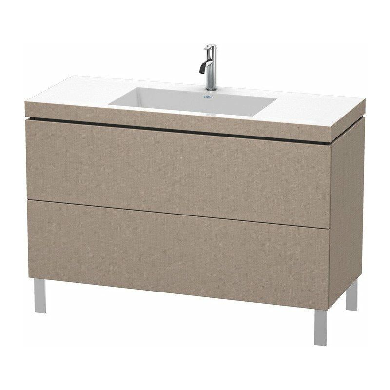 

Duravit - Mueble de baño L-CUBE WT Vero Air 698x1200x480mm 1 orificio para grifería lino