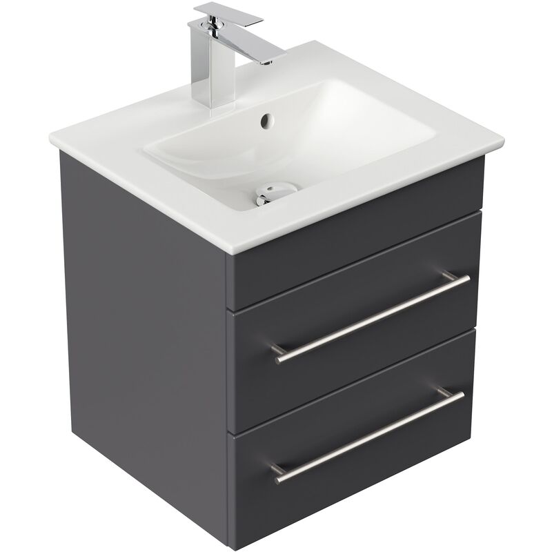 

Mueble de baño LavaboVilleroy & Boch Venticello 50 2 cajones antracita satinado
