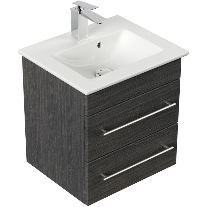 

Mueble de baño LavaboVilleroy & Boch Venticello 50 2 cajones antracita vetado