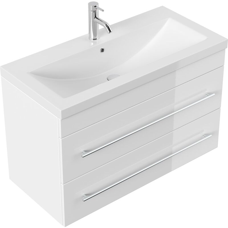 

Mueble de baño Lex 1000 Blanco brillante