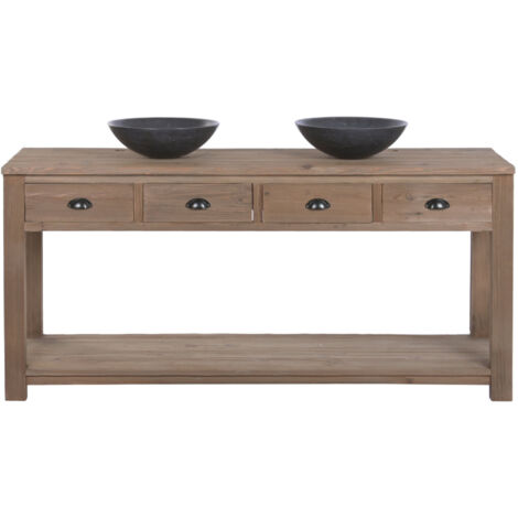 Mueble De Baño Madera Reciclada Pino 165X50X90