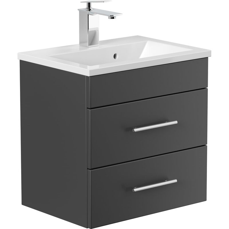 

Mueble de baño Mars 500 SlimLine Negro satinado