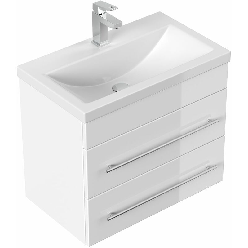 

Mueble de baño Mars 600 SlimLine Blanco brillante