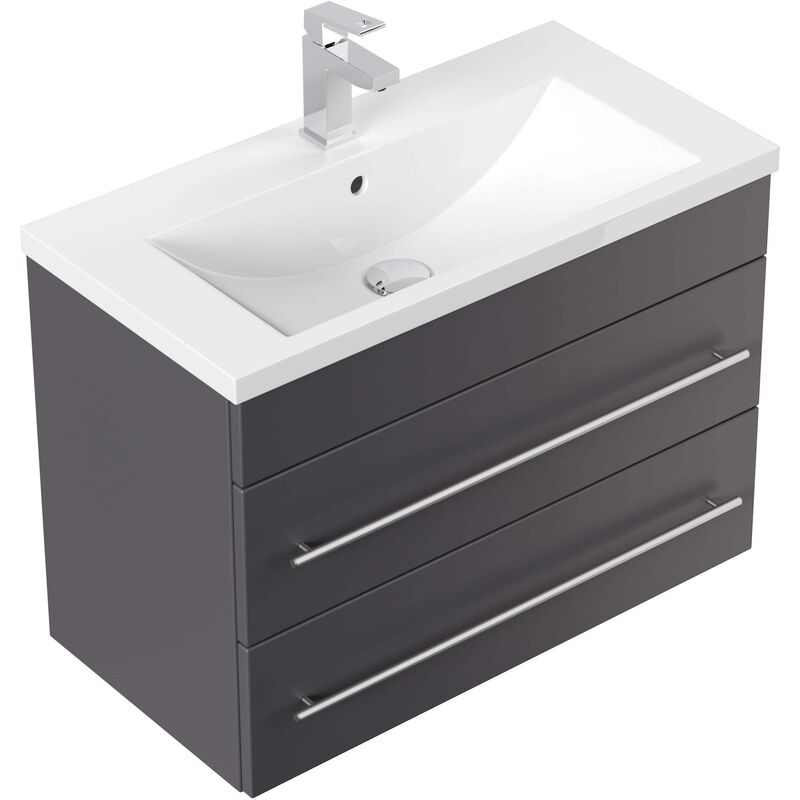 

Mueble de baño Mars 700 SlimLine Antracita satinado