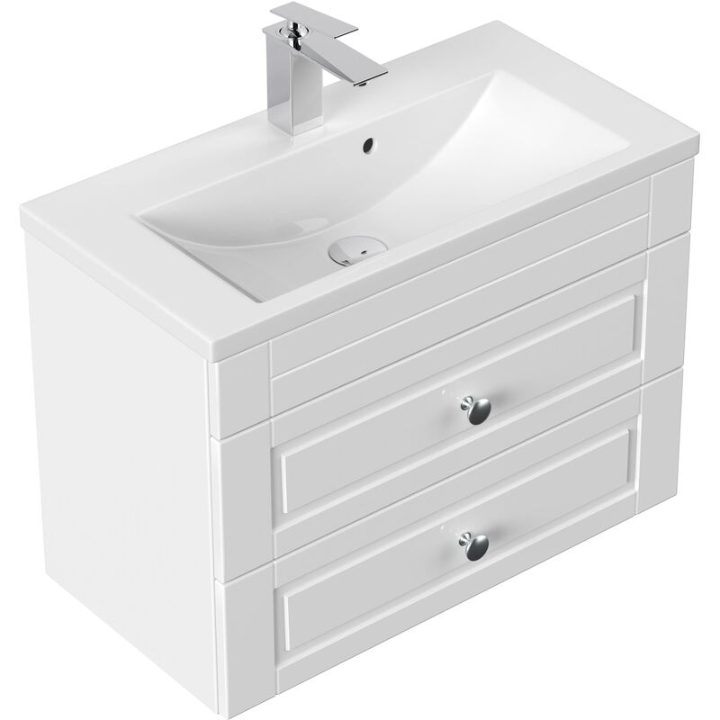 

Mueble de baño Mars 700 SlimLine Cottage Blanco brillante