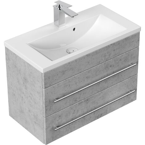 Mueble de baño Mars SlimLine 500 Roble plateado