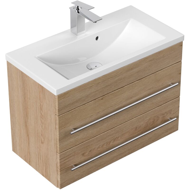 

Mueble de baño Mars 700 SlimLine Roble claro
