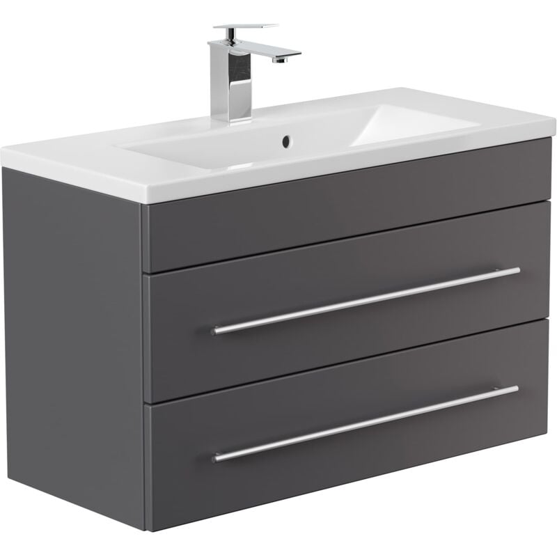 

Mueble de baño Mars 800 SlimLine Antracita satinado