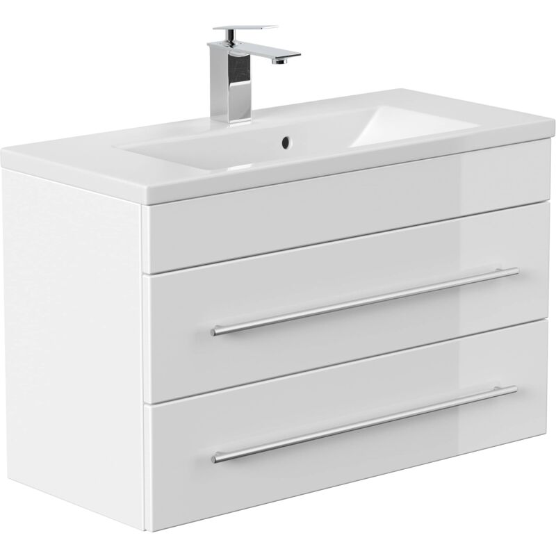 

Mueble de baño Mars 800 SlimLine Blanco brillante