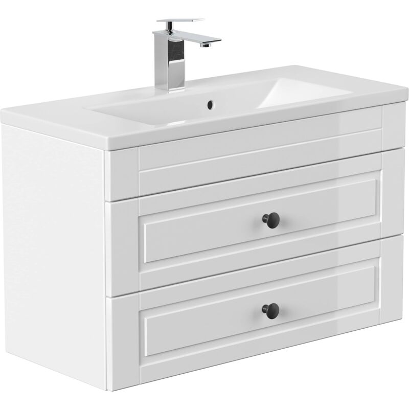 

Mueble de baño Mars 800 SlimLine Cottage Blanco brillante