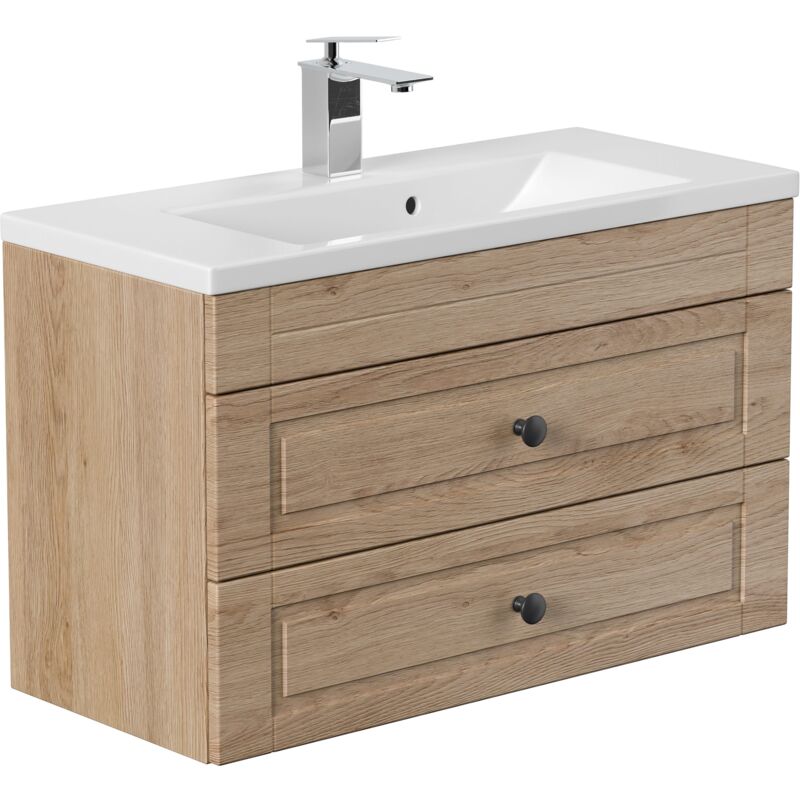 

Mueble de baño Mars 800 SlimLine Cottage Roble claro