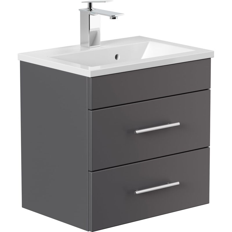 

Mueble de baño Mars SlimLine 500 Antracita satinado