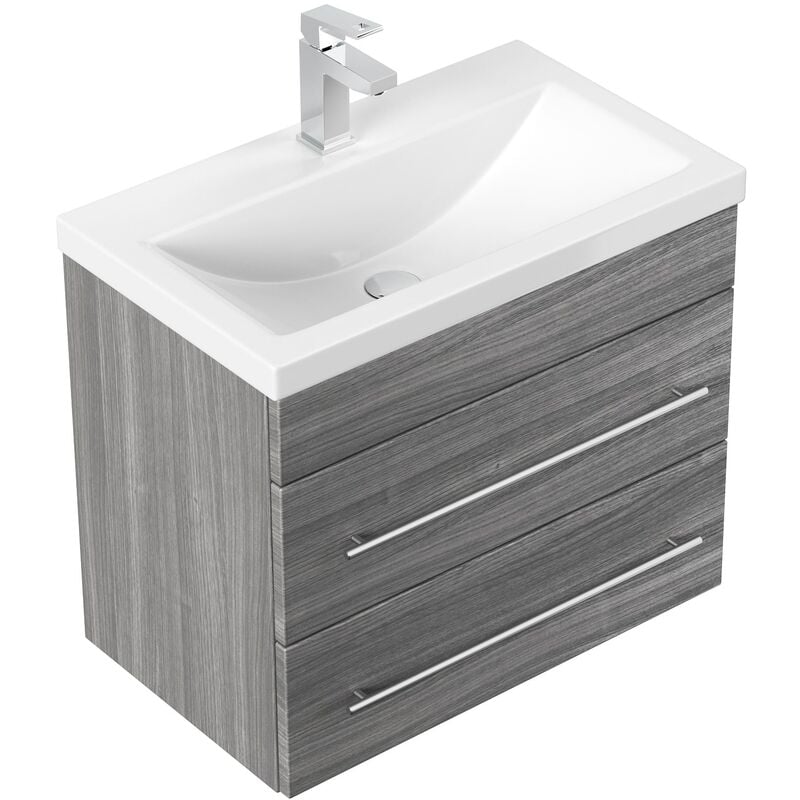 

Mueble de baño Mars SlimLine 600 Roble plateado