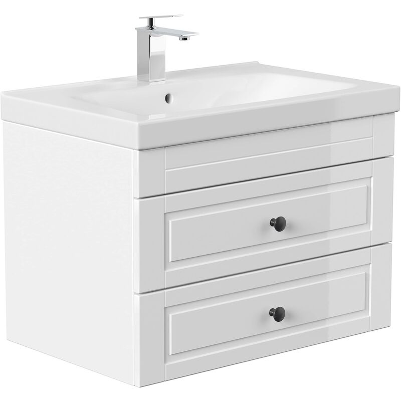 

Mueble de baño Mia 75 Cottage Blanco brillante