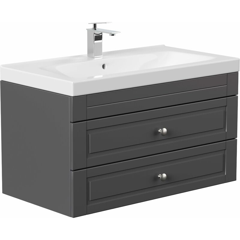 

Emotion - Mueble de baño Mia 90 Cottage Antracita