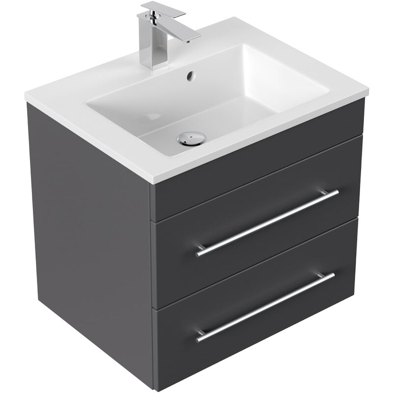 

Mueble de baño Milet Antracita satinado