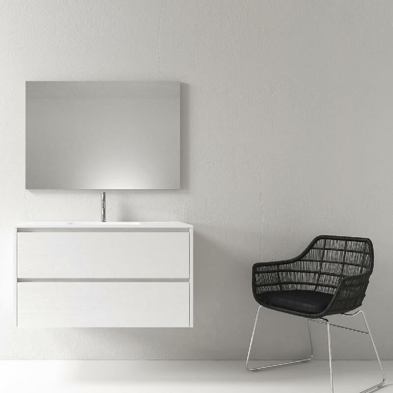 

Stano - Mueble de baño montado 100cm DEKA, blanco