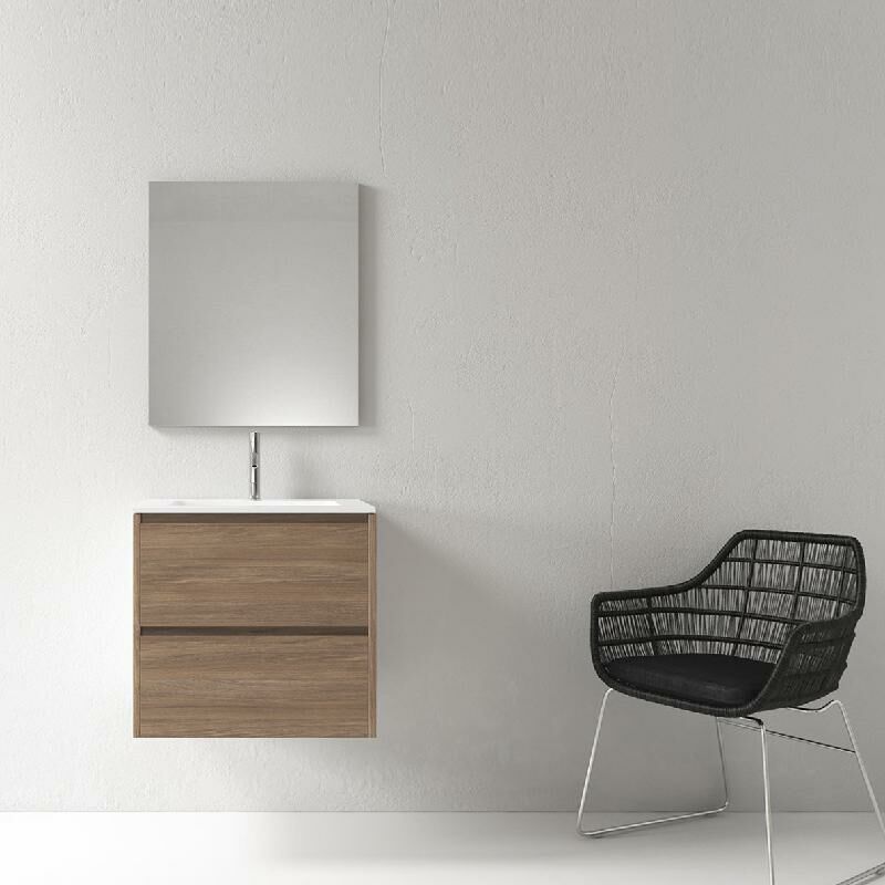 

Mueble de baño montado 60cm DEKA, roble oscuro