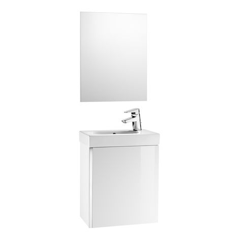 Conjunto mueble lavabo MUNI con espejo blanco brillo - ROCA