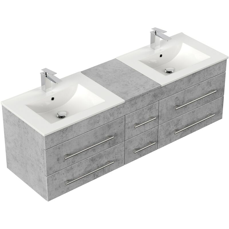 

Mueble de baño Roma XL Gris hormigón