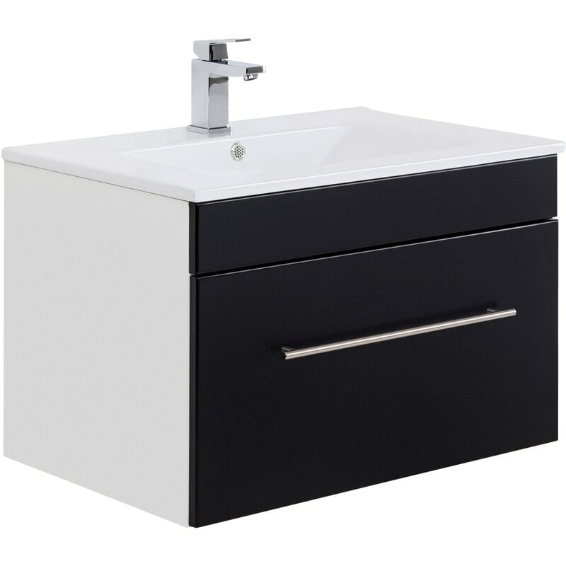 

Mueble de baño SANTINI 75 Negro satinado