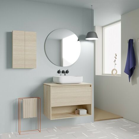 Mueble de baño con lavabo 80 cm hera Soki Gresancu BL8004400 - Comprar