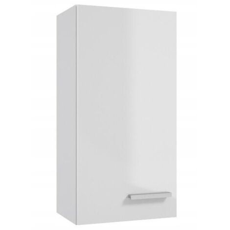 Mueble de baño suspendido Marlena blanco brillo 60x30 cm