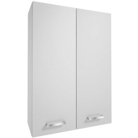Mueble de baño suspendido Mea blanco brillo 71x50 cm