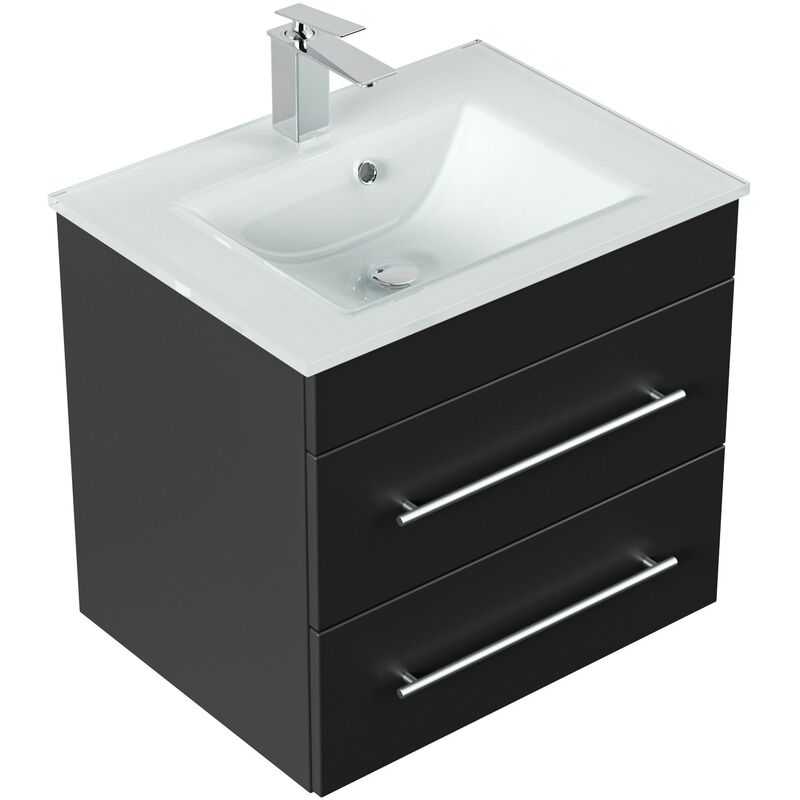 

Mueble de baño Vitro Negro satinado