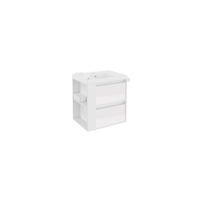 

Mueble de baño B-Smart Blanco Brillo-Blanco 60cm - Bath+