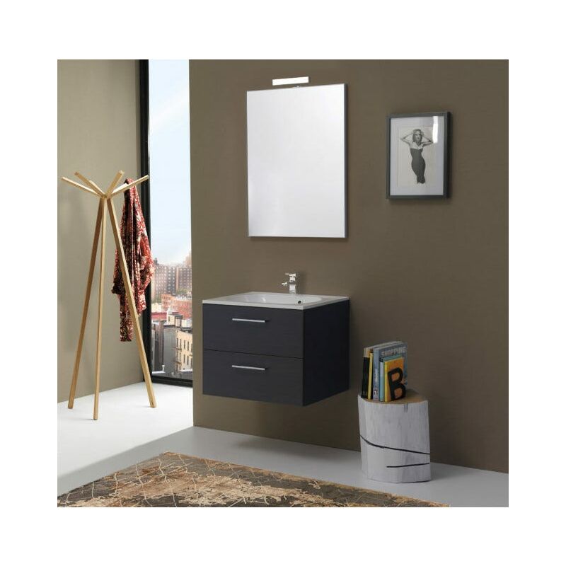 

Kiamami Valentina - MUEBLE DE BAÑO BOSTON 60 CM DOS CAJONES ACABADO TANNER
