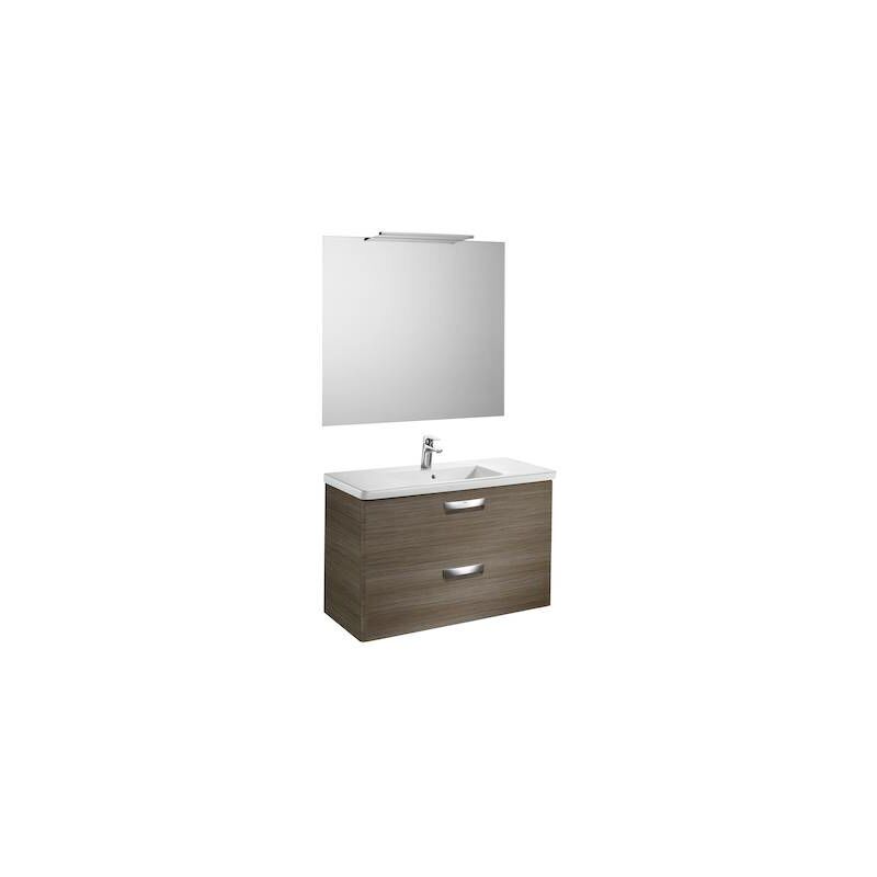 

Mueble de baño Roca con lavabo, espejo y aplique Delight The Gap 1000x440x645mm