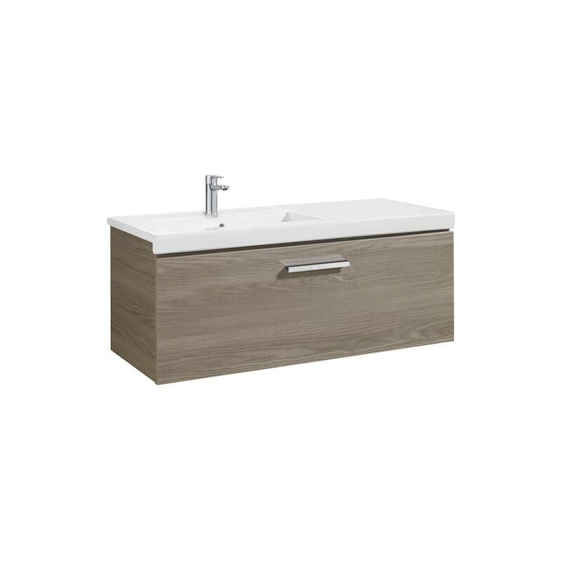 

Mueble de baño Roca Prisma Unik con lavabo izquierda 1100x460x450mm Fresno