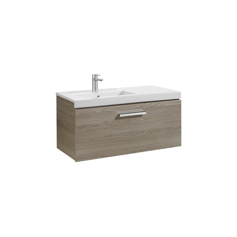 

Mueble de baño Roca Prisma Unik con lavabo izquierda 900x460x450mm Fresno