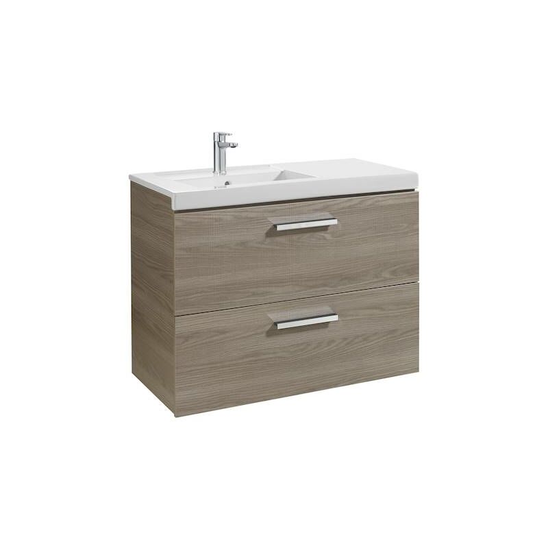 

Mueble de baño Roca Prisma Unik con lavabo izquierda 900x460x694mm Fresno