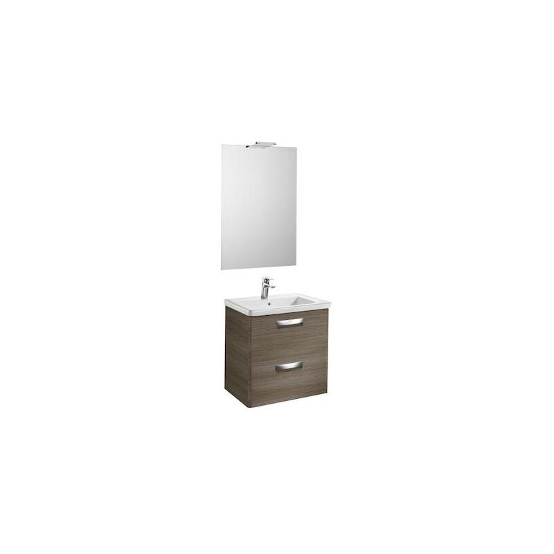 

Mueble de baño Roca The Gap Original con lavabo, espejo y aplique Delight 600x440x645mm Mood Teka