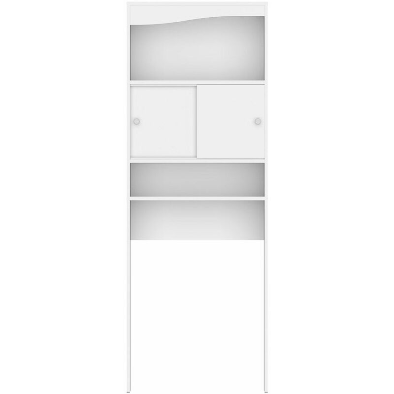 

Mueble de baño WAVE blanco, 64.3 x 19.2 x 177 - blanco