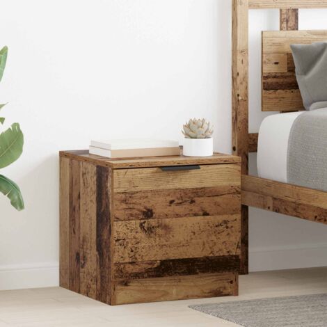 Mueble de cama 2 pcs Madera vieja 40 x 39 x 40 cm