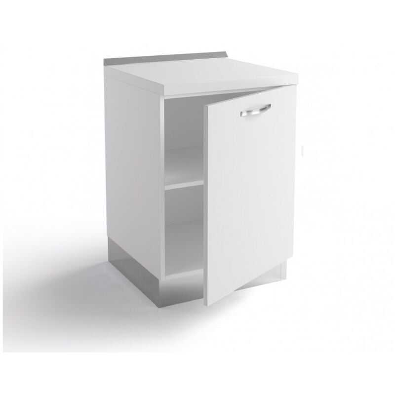 

Mueble de cocina 60x60xH84 cm en madera Blanco mate | Blanco