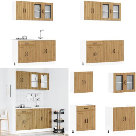 Mueble de cocina Kalmar 4 piezas artesanal roble - Muebles de cocina - Muebles de cocina artesanales