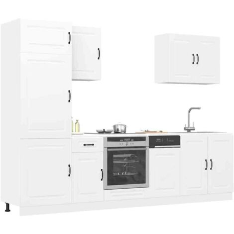 Mueble de cocina Kalmar  7 piezas madera contrachapada