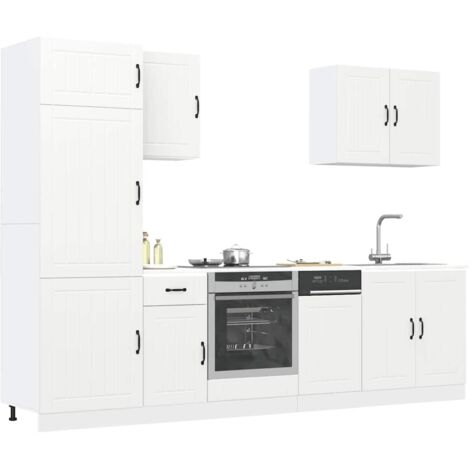 Mueble de cocina Lucca  7 piezas madera contrachapada