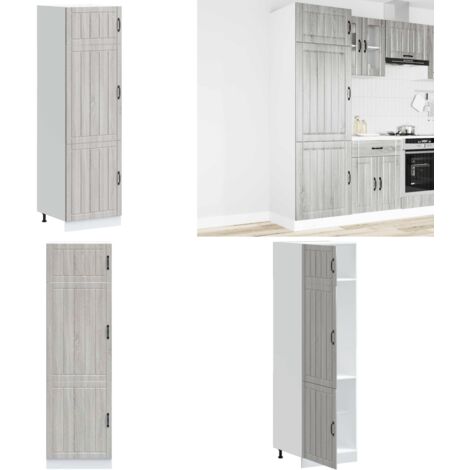 Mueble de cocina Lucca madera de gris sonoma - Almacenamiento - Muebles de cocina