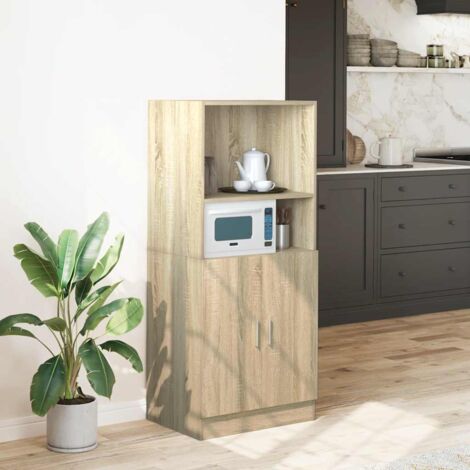 Mueble de cocina madera ingeniería roble  57x41,5x131,5cm