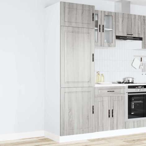 Mueble de cocina Porto madera de gris