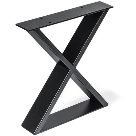 Mueble de diseño REI pie fijo metal crudo negro REI
