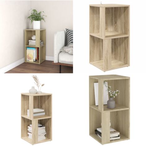 Mueble de esquina madera contrachapada roble Sonoma 33x33x67 cm - Mueble de madera - Mueble de almacenamiento