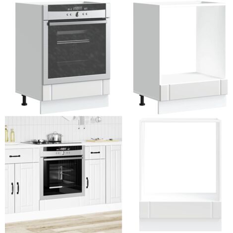 Mueble de horno Lucca blanco madera reconstituida - Mueble de cocina - Horno